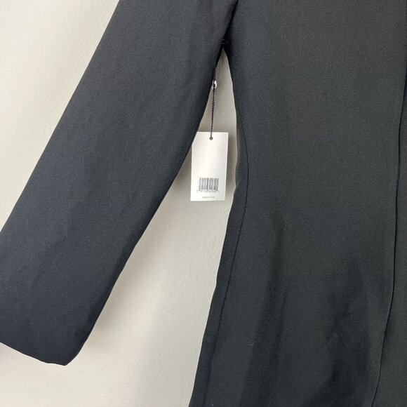 JASON WU Black Blazer Dress 3 Button Back Zip NWT $395 - Picture 4 of 12